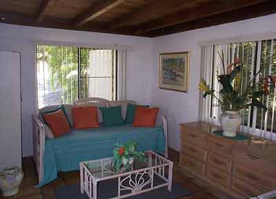 Daybed in Nook off Living Area